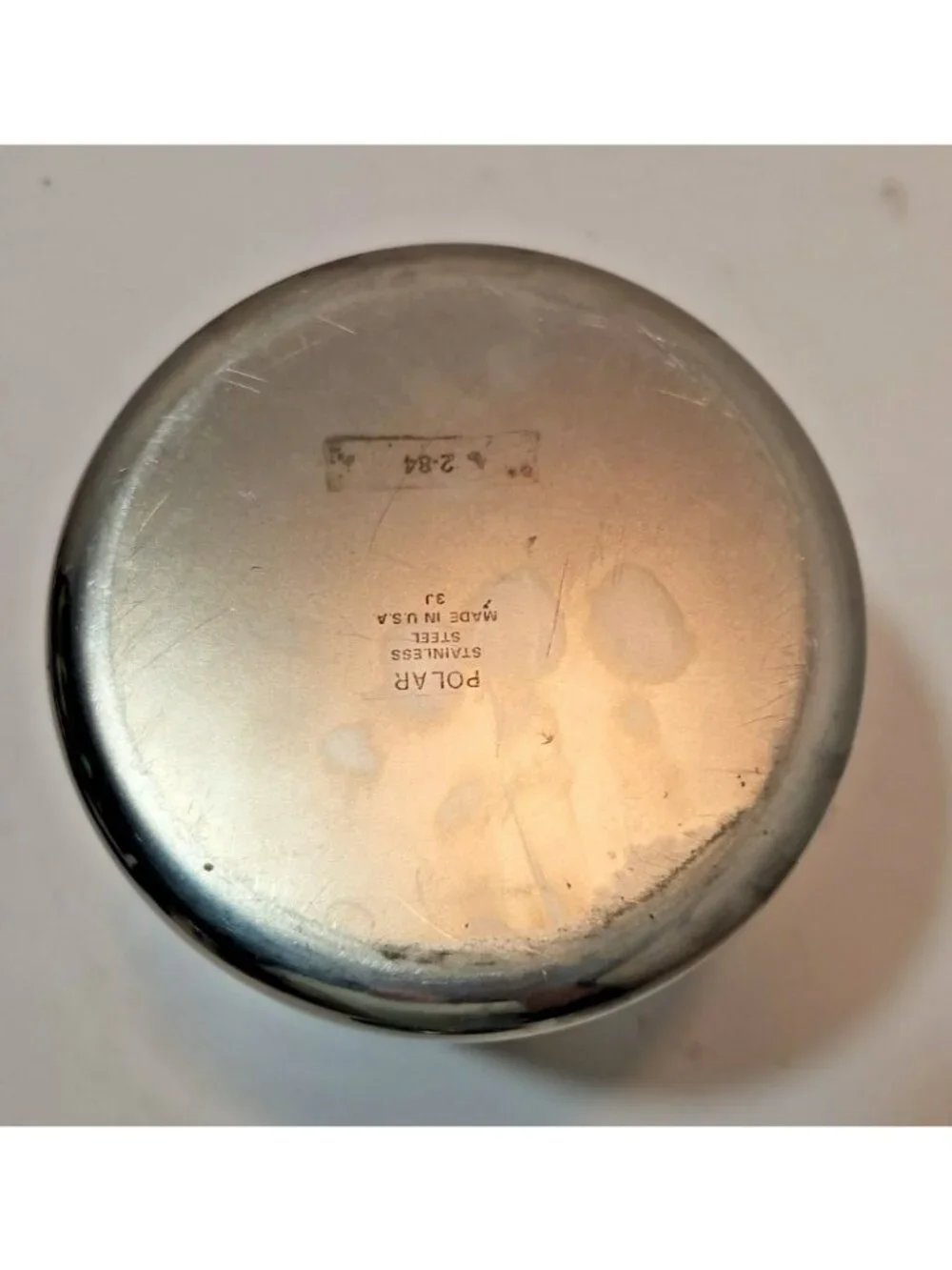 Vtg Stainless Steel Canisters W/ Medical Lid - Set of 2  Vollrath 8802 Polar 3J
